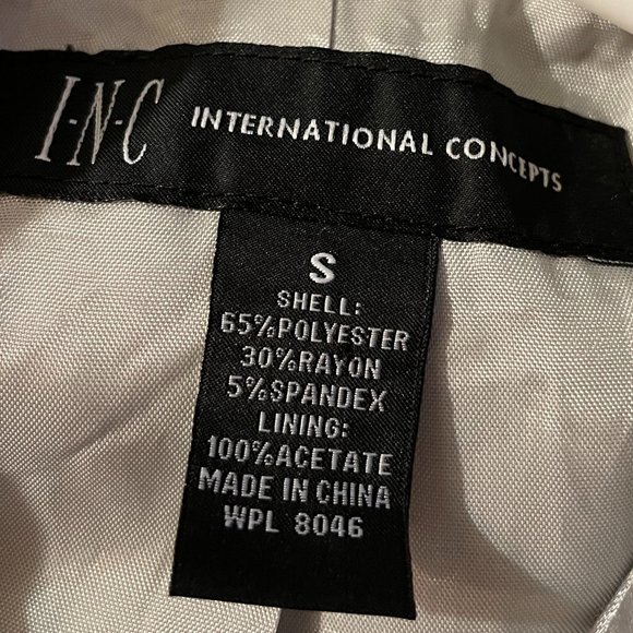 INC International Concepts Silver Gray Jacket - Picture 6 of 7